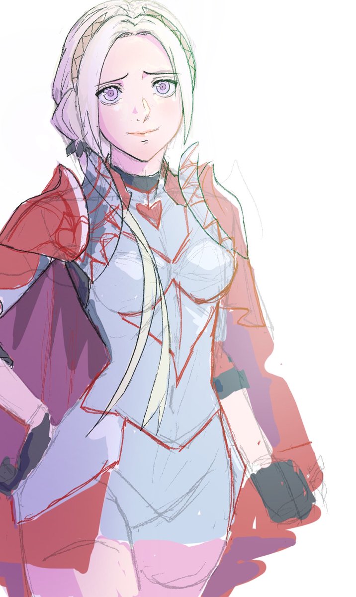 エーデルガルト=フォン=フレスベルグ 「Reposting this old edelgard sketch 」|Chreestのイラスト