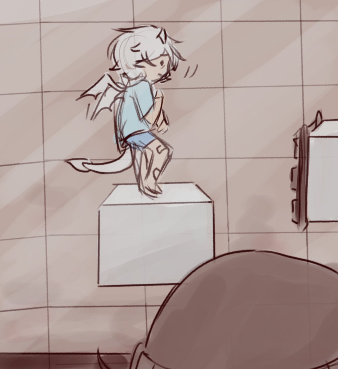 fanny_draws's tweet photo. My baby, my baby... 😭😭😭 a penas lo conocemos y ya se nos va #qspm #qsmpeggs #quackity #qsmpfanaft https://t.co/93xZE0y3E0