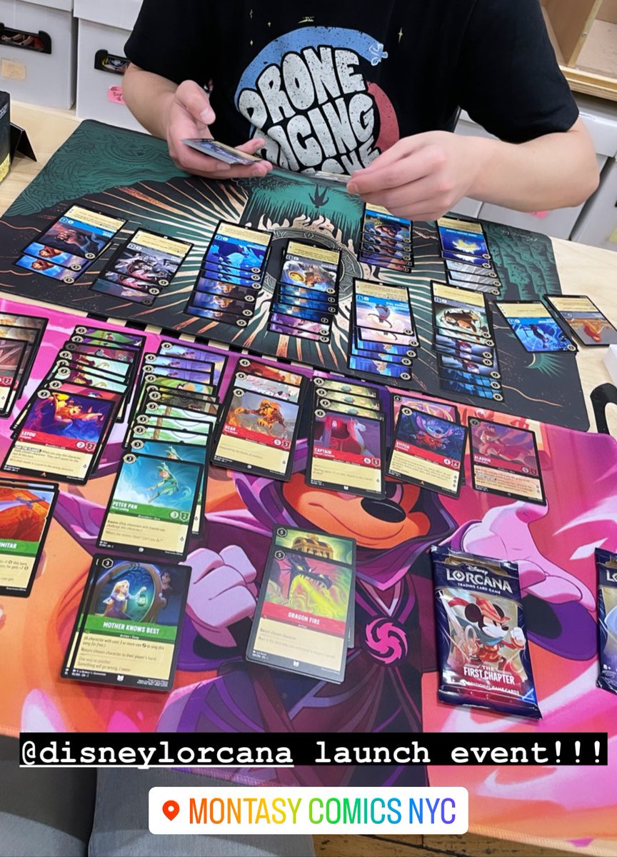 Played my first game of <a href="/DisneyLorcana/">Disney Lorcana</a> today <a href="/montasynyc/">Montasynyc</a>, some thoughts from someone who just started playing #MTG in April with #MOM (plus a former Disney #CastMember and LEGO licensing manager)