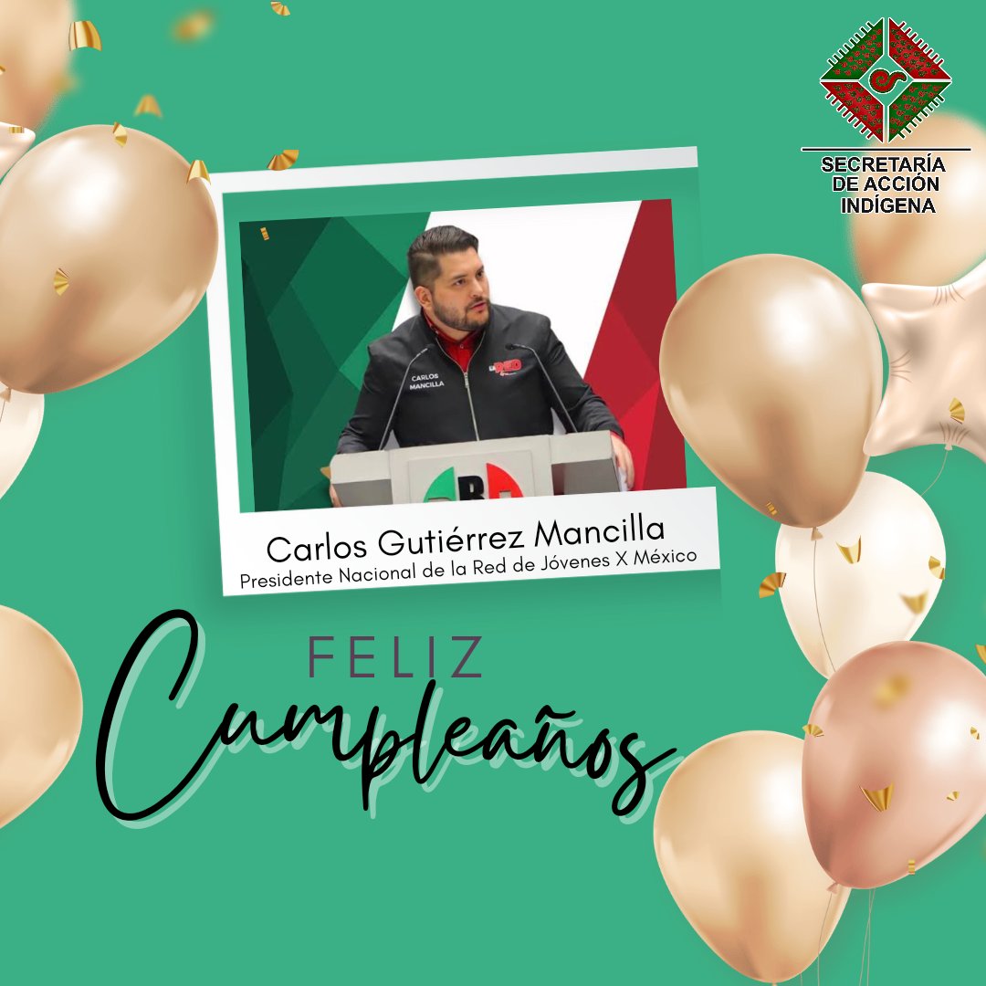 Felicidades Presidente <a href="/CarlosGMancilla/">CarlosGM</a> 
Qué tengas un día lleno de alegría y que esta nueva vuelta al Sol traiga mucho éxito profesional y personal 🙏