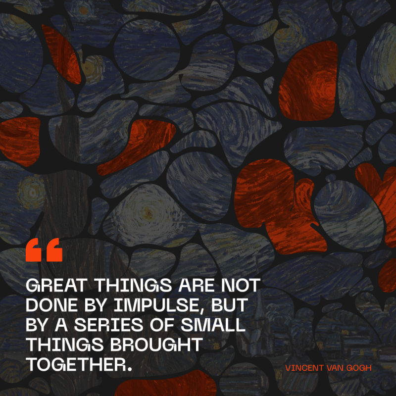 Artaholic_Int's tweet photo. Van Gogh's influence