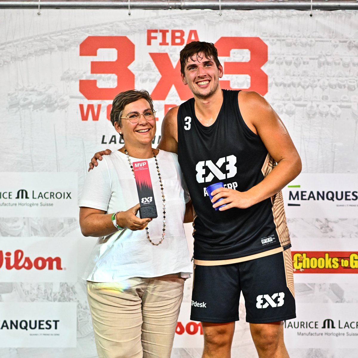 FIBA3x3's tweet photo. 🎊🇧🇪  Team Antwerp get their first #3x3WT title of the season at the #3x3WTLausanne 🎊🇧🇪 https://t.co/Z8Y8g2EpwT