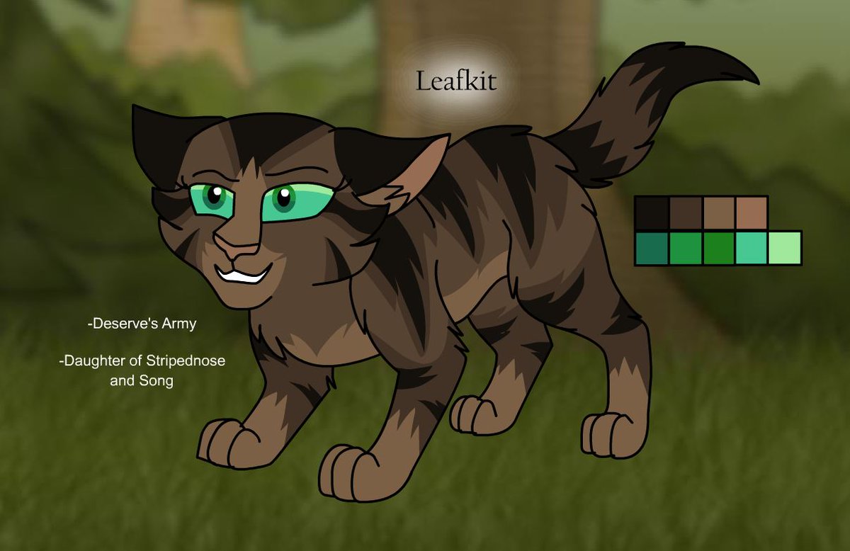 DawnMistCat's tweet photo. Song and Stripednose's kits: Pinekit, Leafkit, and Waterkit! https://t.co/Mw4E5L0wXo