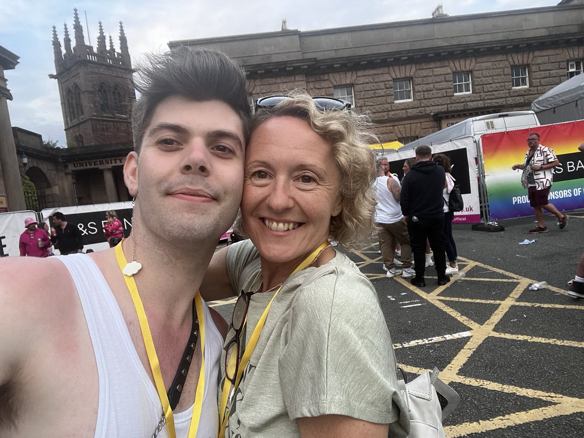 THANK YOU!! I can’t thank everyone enough, I have left this @ChesterPride with hope and sun burns! Im grateful for all the support I have received and for all our service users, I love supporting being able to be prideful of who we are, I won’t expect anything different. #TeamCwp