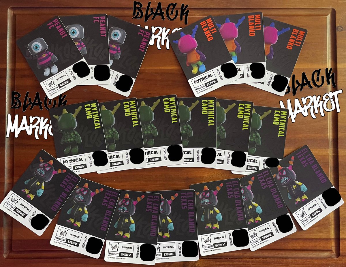 BL4CKMARKET's tweet image. Just found these old cards laying around…  who wants one?