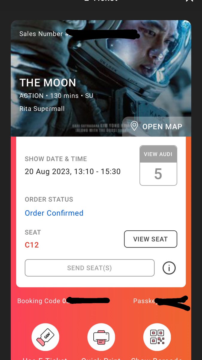 Exol ada yang mau gantiin tiket bioskop The Moon di Rita Mall 😭 aku salah beli, Rita Mall jauh banget dari tempat aku