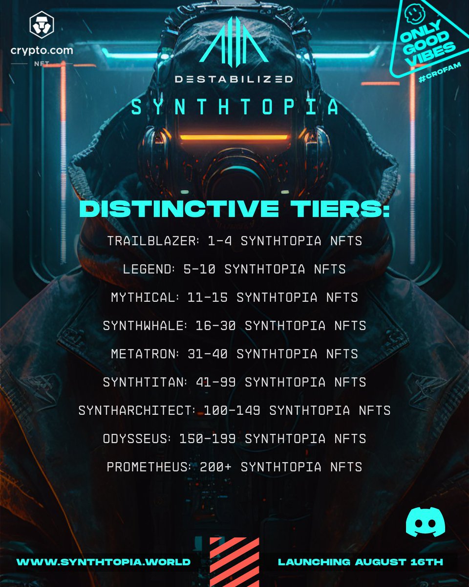 Attention, Synthtopia Citizens 🏆 We're unveiling 41 NFC-backed Phygital Designer Toys from #Synthtopia. 

Plus! Mint 3 NFTs &amp; grab one of the 250 Synthtopia 2.5-inch #Phygital Coins. Each one features special utility + an upcoming crypto drop 💥

Grab &amp; join the movement 👇
