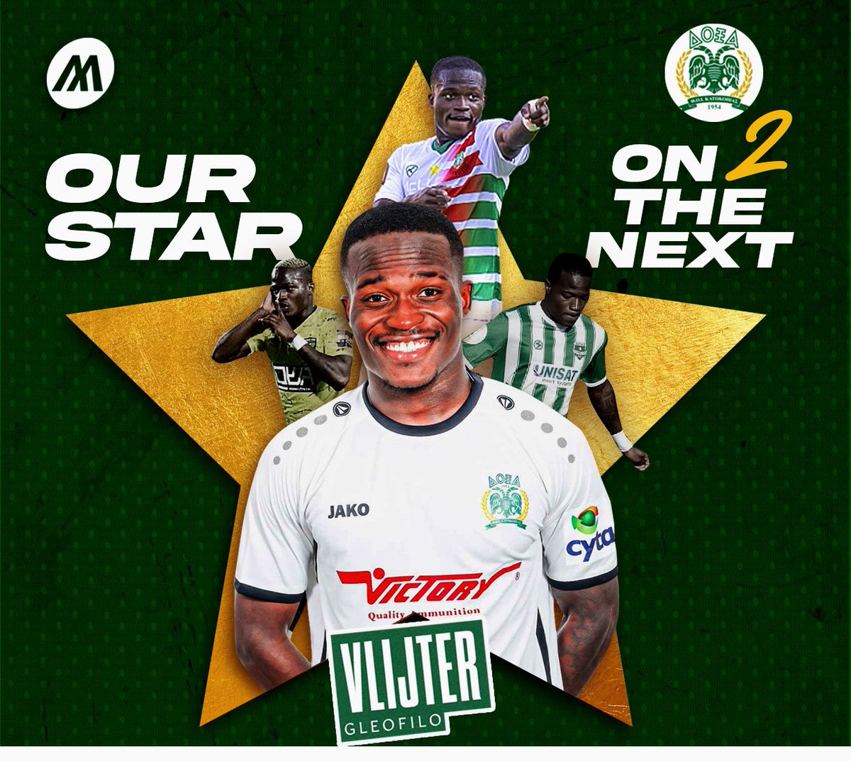 *Our star is on to the next! *
Congrats @GleofiloVlijter with the new club, @DOXAKatokopiasFC
 Did you know Gleofilo is a SV Robinhood SR  Alumni? 

@NatioSuriname
@InsideCaribFoot 
@Highlightsofsu 
@MvLsports

#doxafc
#motev23