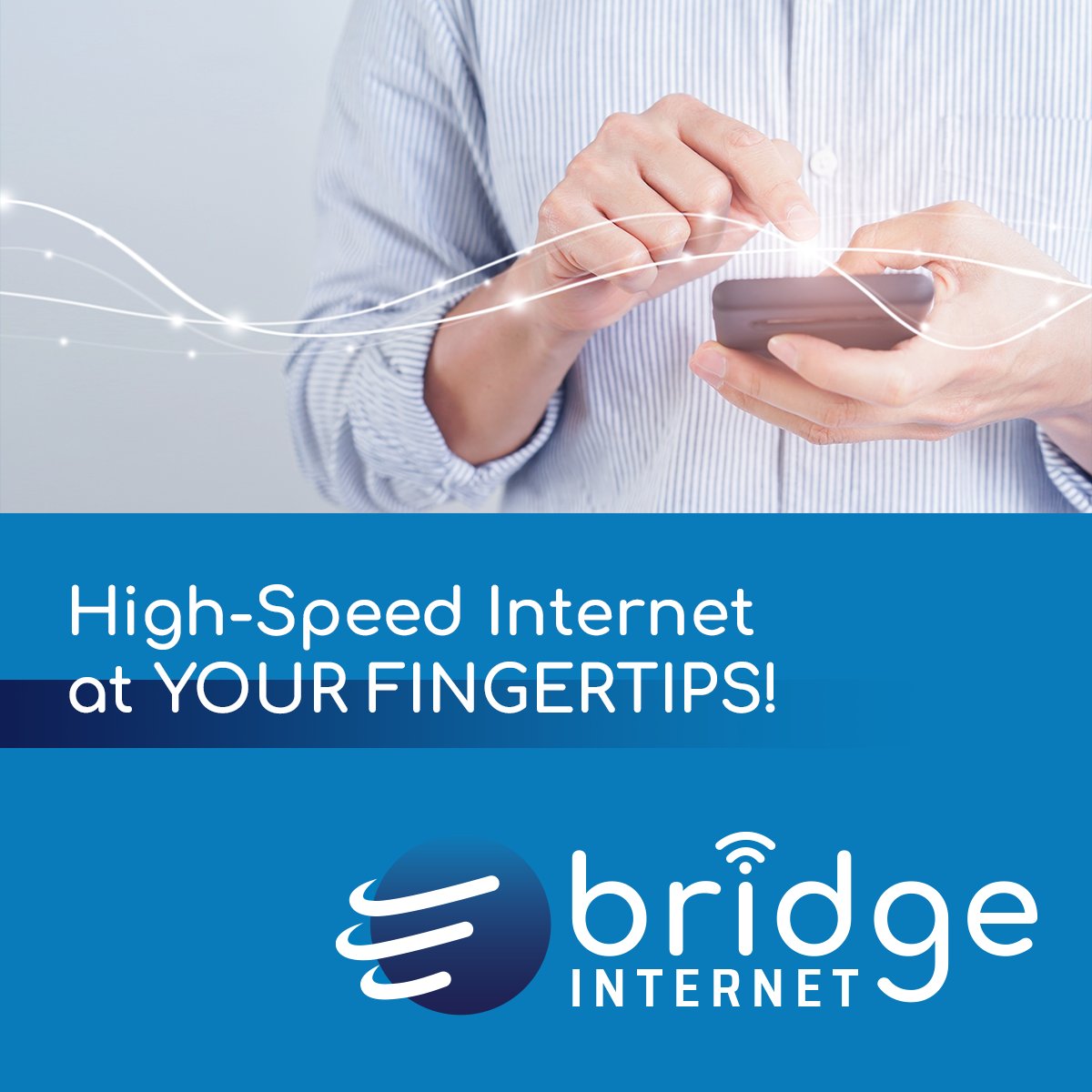 Escape the high-speed deception! 🚀 

Bridge Internet delivers true, uninterrupted high-speed connectivity: no more fine print tricks or data slowdowns.

Experience and enjoy seamless browsing, streaming, gaming, and more.

📱 800-555-5538
 
bridgeinternet.com