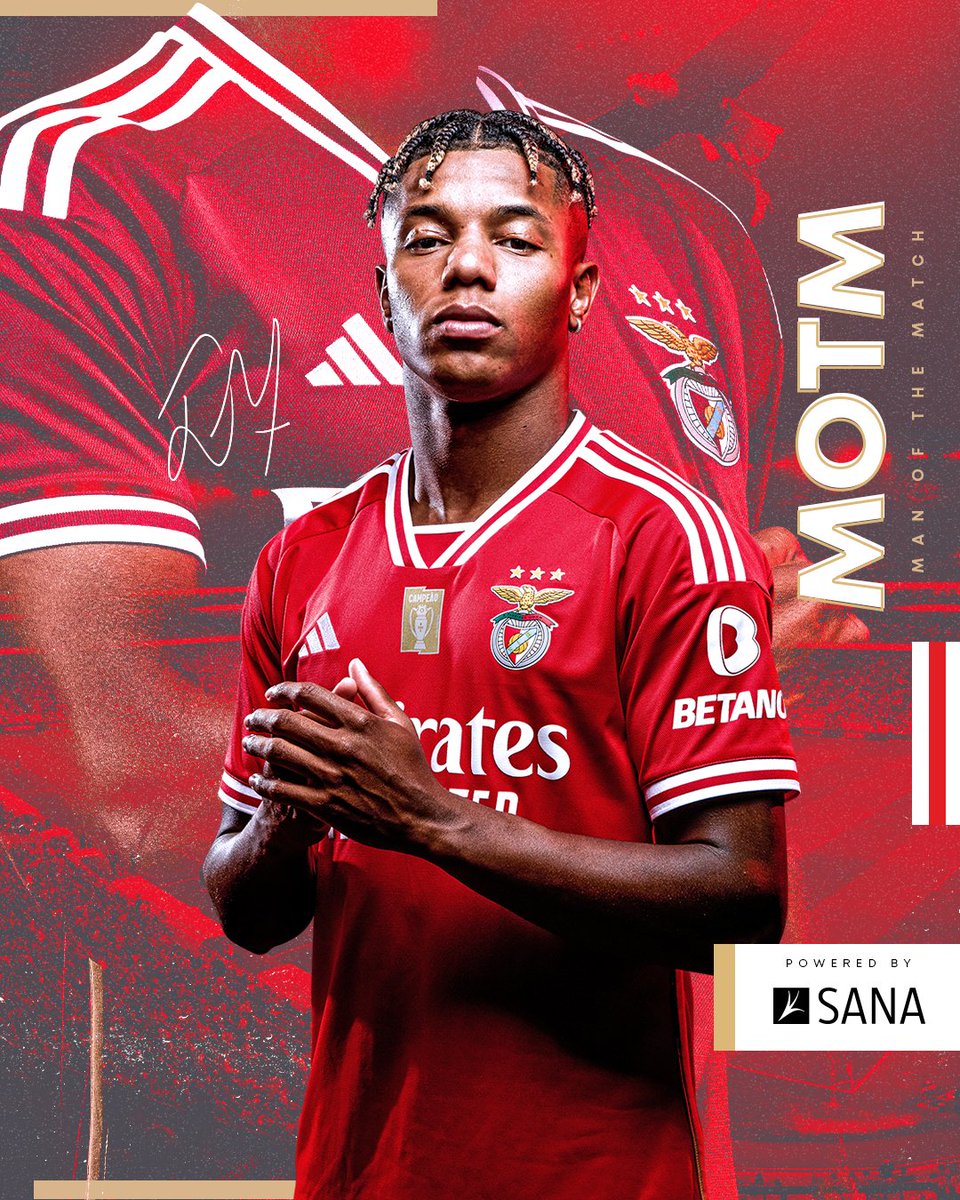 🤩 Neres é o nosso 𝐌𝐀𝐍 𝐎𝐅 𝐓𝐇𝐄 𝐌𝐀𝐓𝐂𝐇! 👑

#SLBCFEA • #LigaPortugal
