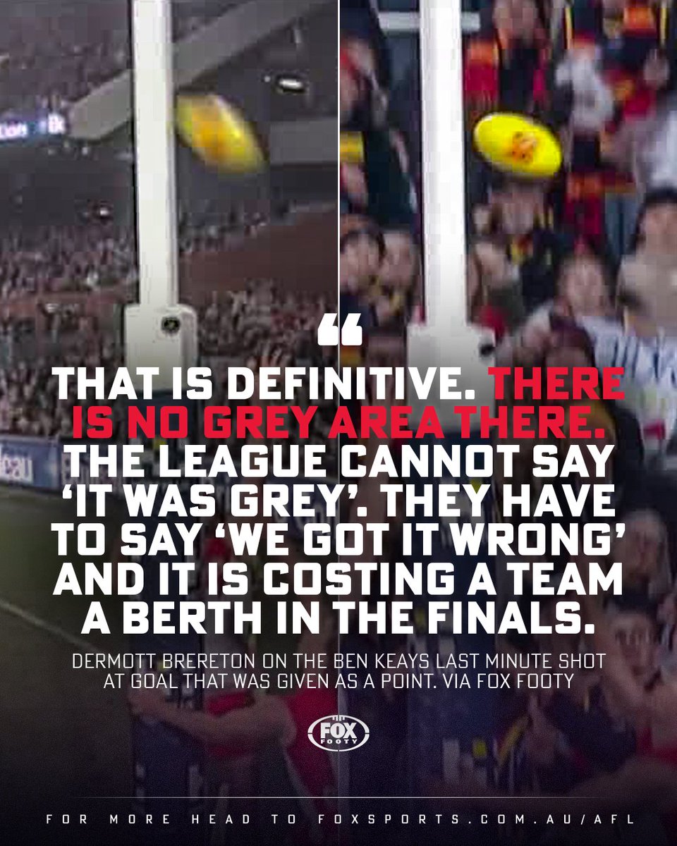FOXFOOTY's tweet photo. Derm made a passionate plea after last night's drama 🗣

FULL REACTION: https://t.co/GBtXlGyPJ9 https://t.co/lrgNOvXT4R