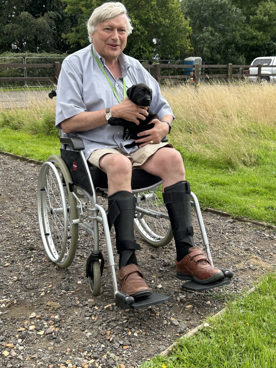 lunamaud3's tweet image. Here’s a photo to make you smile, limb onset MND/ALS. Hester joins us later in the year and will be a #patdog @NorfolkMND