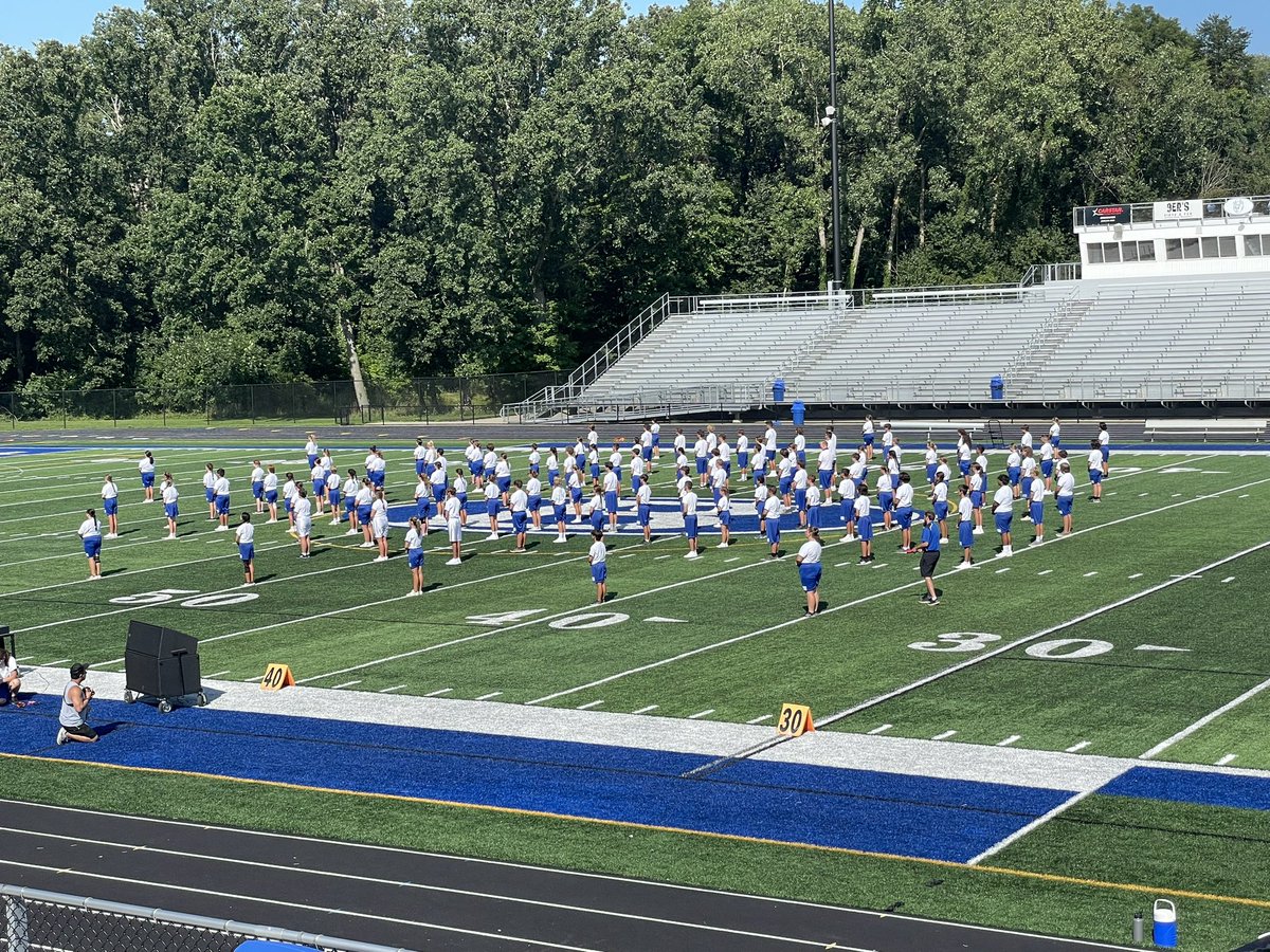 BCSDNiedermeyer's tweet photo. One of my favorite traditions at Brunswick High School! ‘Meet the Band’ is a great experience for our families. Looking forward to an amazing marching season. #BrunswickPRIDE #familyengagement https://t.co/16UtLnOw1R