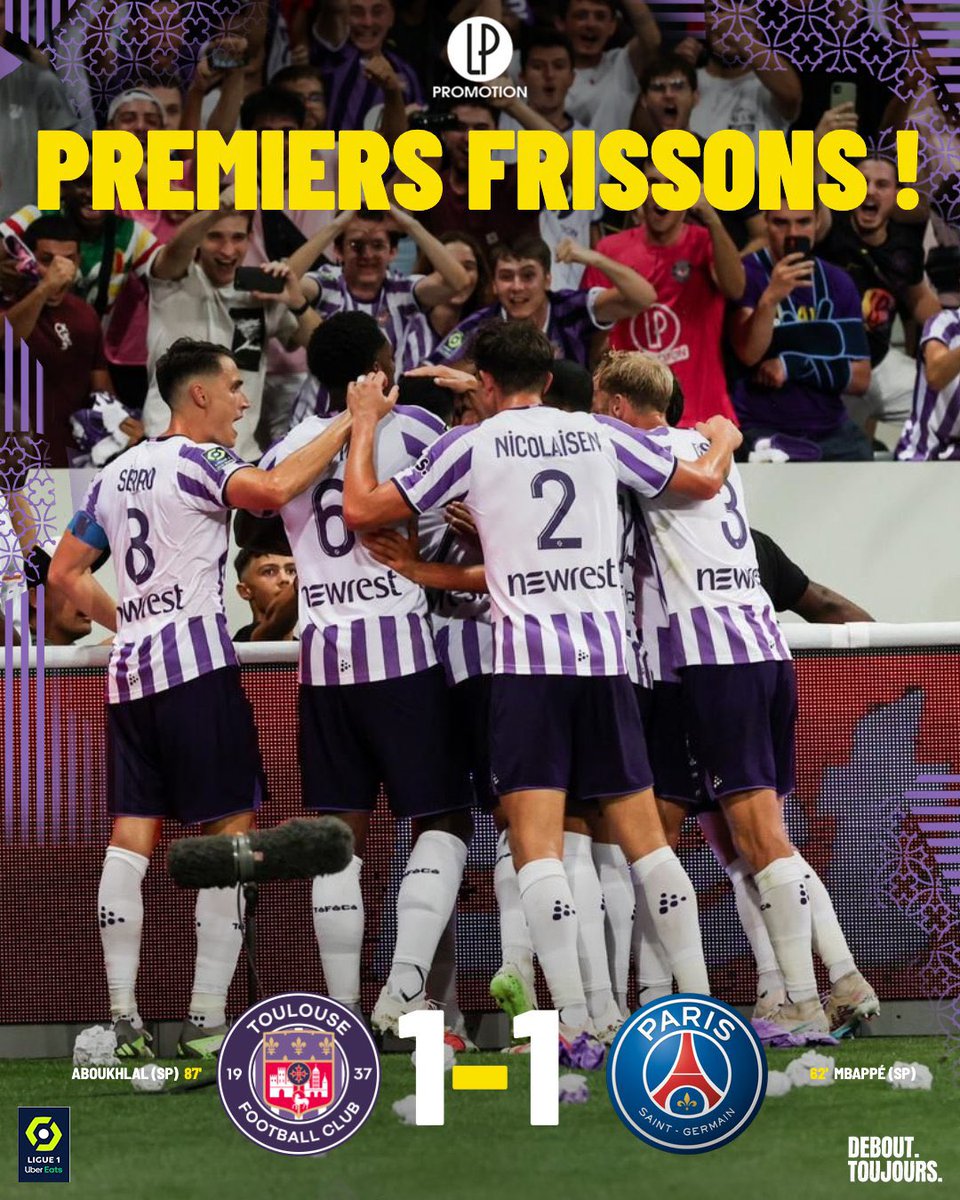 Mathoouu31's tweet image. Allez le Toulouse fc personne ne peut nous arrêter @combiendeplaces @LesVioletsCom @ToulouseFC 💜🤍