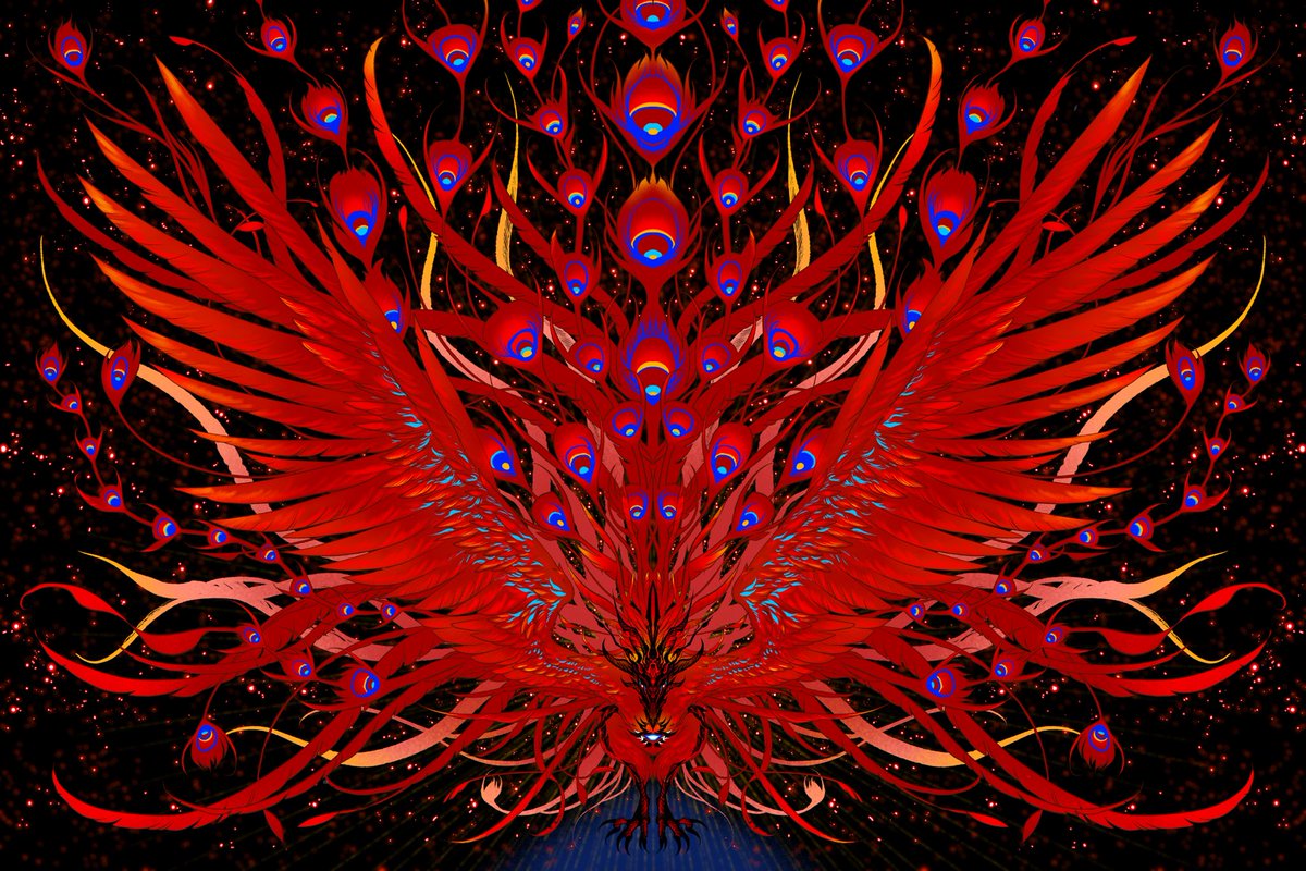「Phoenix's Dance #FF16 #Phoenix 」|Red Kingのイラスト