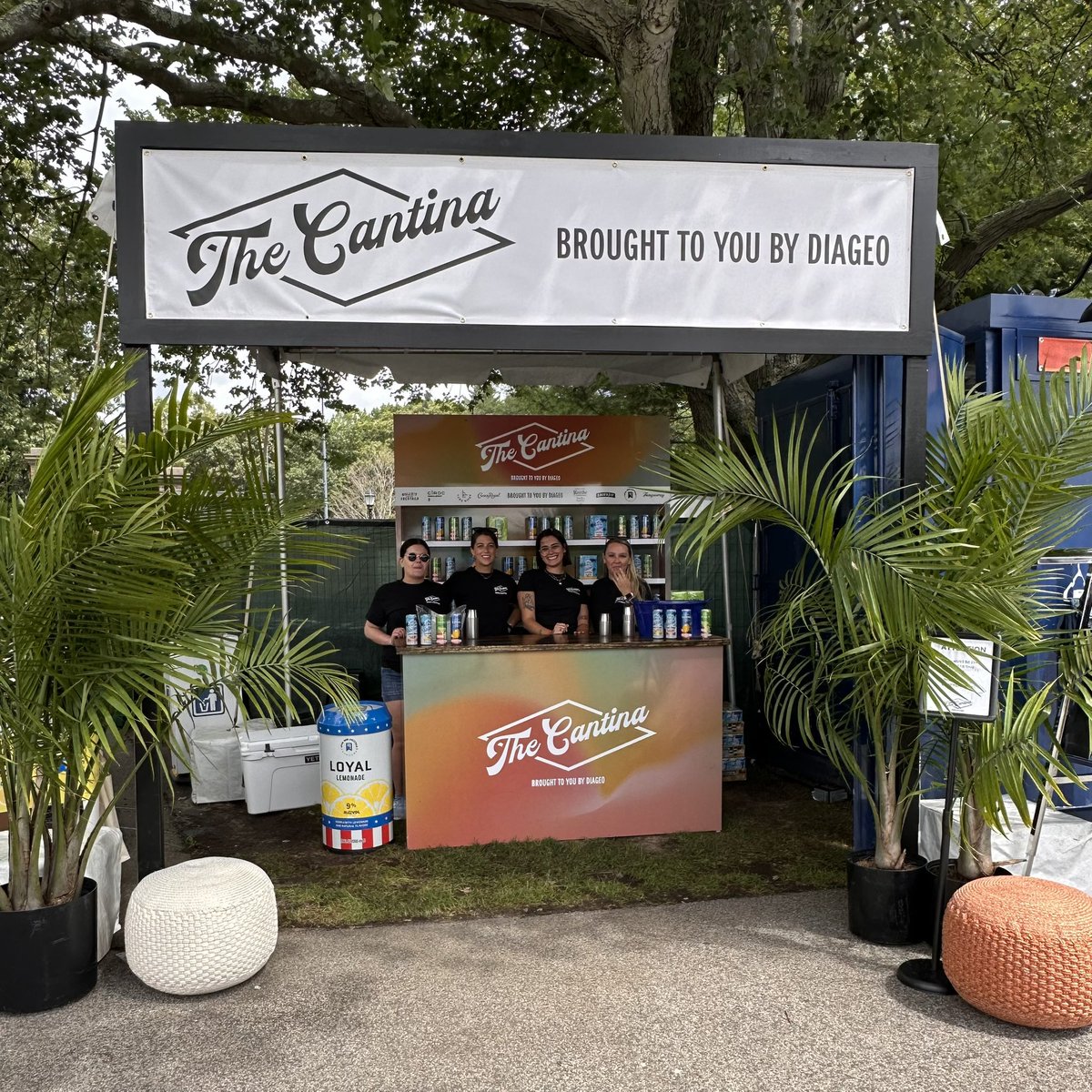 Keep your 👀 peeled for the Cantina Brought To you By Diageo. They’re located right at the main entrance across from the retro arcade! #ad