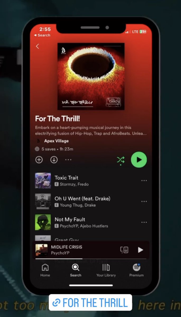 thrillxMax's tweet image. Embark on a heart-pumping musical journey with &apos;For the Thrill&apos; playlist 🎡

open.spotify.com/playlist/6Eg1l…

Curated by @thrillxMax 🖤