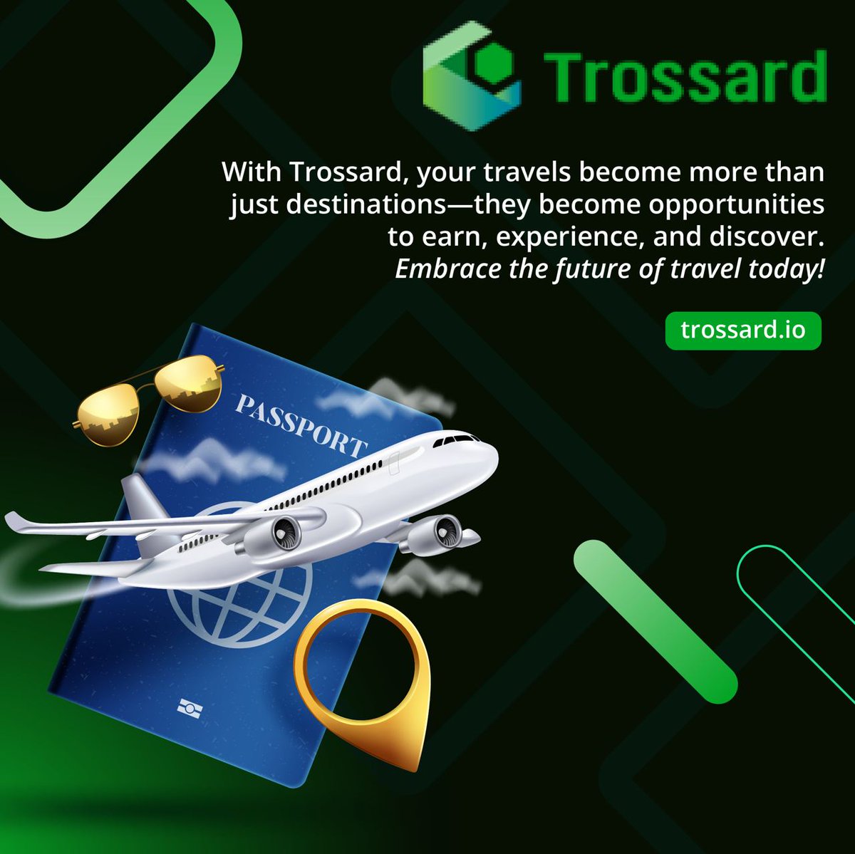With Trossard, your travels become more than just destinations-they become opportunities to earn, experience, and discover. Embrace the future of travel today!

#Trossard #Tross #traveling #cryptonews