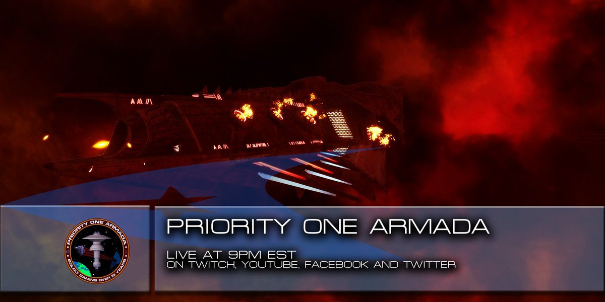 P1Armada's tweet photo. Just a few hours to the start of this week's Priority One Armada LIVE. Tune into Ep274 for all the latest @trekonlinegame and Priority One Armada news. Head over to https://t.co/ixsORNtY3d to join the fun and a chance at some cool prizes.  #STO #StarTrekOnline https://t.co/byH0dCmeuV