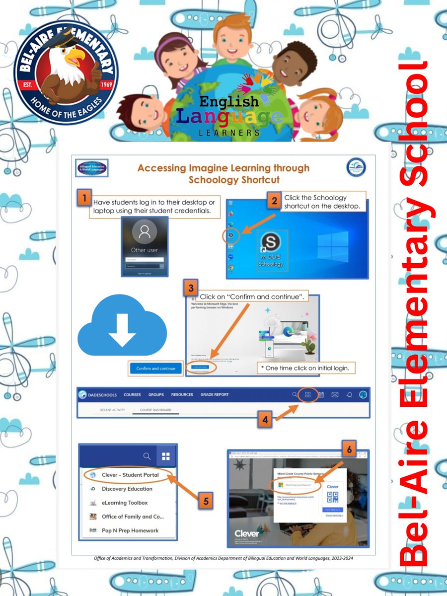 Eagles that participate in the ESOL Program must complete lessons in Reading &amp; Math. Please review the instructions &amp; expectations below! Monitoring will start next week. Earn your wings, Eagles! <a href="/MDCPSSouth/">South Region Office</a> <a href="/iReadymdcps/">i-ReadyMDCPS</a> <a href="/ImagineLearnin_/">ImagineLearningFl</a> <a href="/MDCPSREADING/">M-DCPS Reading & ELA</a> <a href="/MDCPSMath/">MDCPSMathematics</a> <a href="/SuptDotres/">Jose L. Dotres, Ed.D.</a>