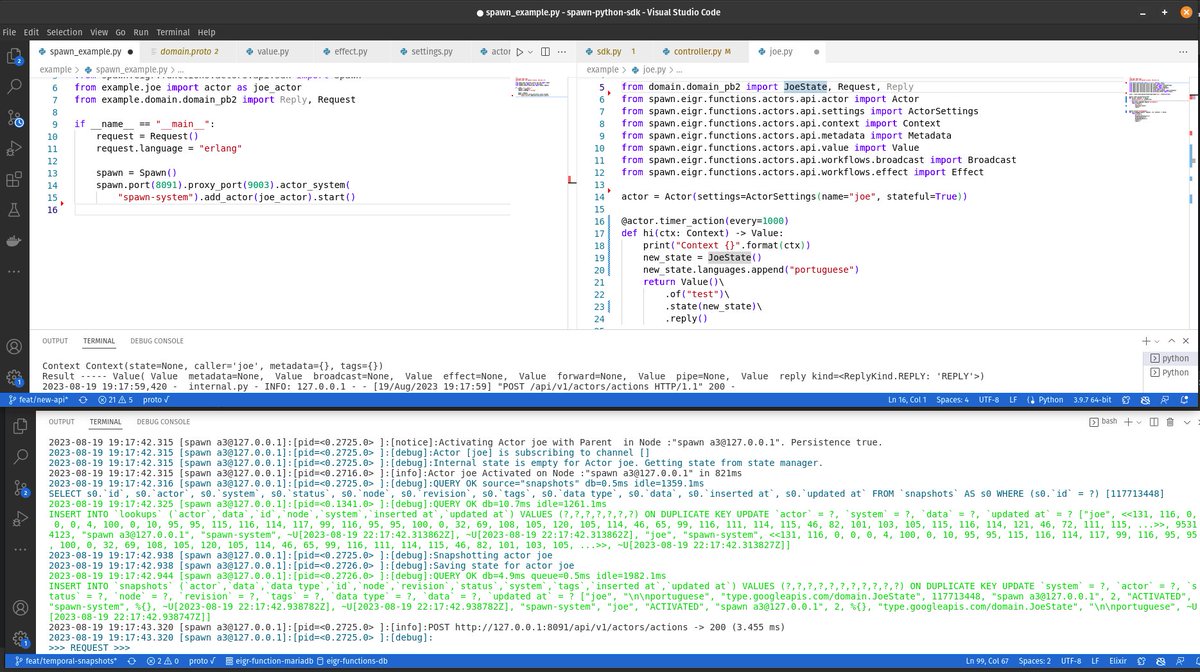 sleipni_r's tweet photo. Spawn Python support is finally coming. Not long to arrive 🤘
#myelixirstatus #eigrspawn #weBeamTogether #pythonprogramming https://t.co/hNBZCFWkda