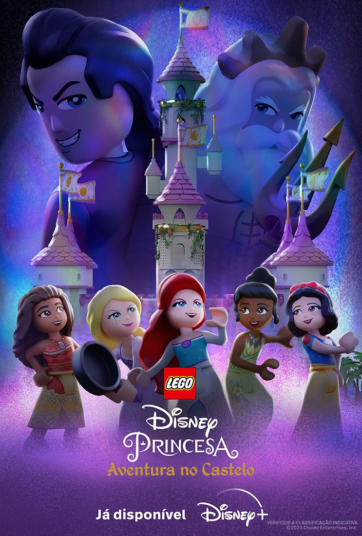 LEGO Disney Princesa: Aventura no Castelo' é bem bobinho e tem uma história  simples, mas é ótimo em oferecer esse encontro e interação entre as  princesas, uma coisa bem rara pra Disney., image size:743x1100