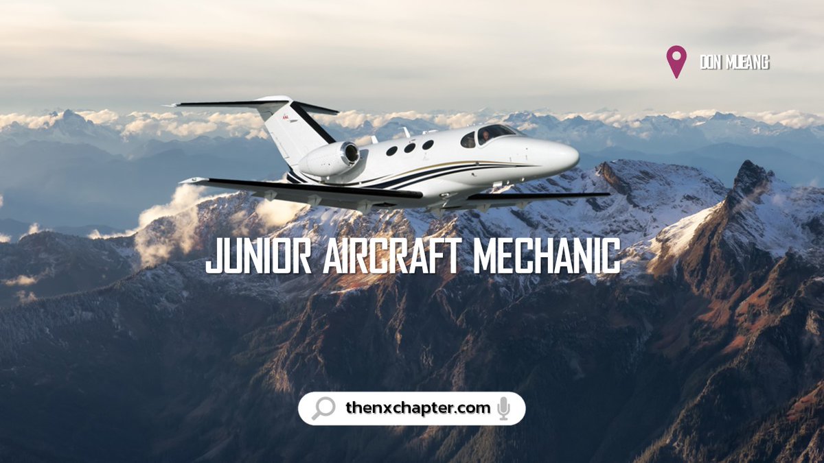 thavcareers's tweet photo. VIP Jets รับสมัคร Junior Aircraft Mechanic ทำงานที่ดอนเมือง

ดูรายละเอียดงานและสมัครได้ที่ https://t.co/ftUsOTkV36  

#VIPjets #AircraftMechanic #ดอนเมือง #Maintenance https://t.co/4puD1ugwuF