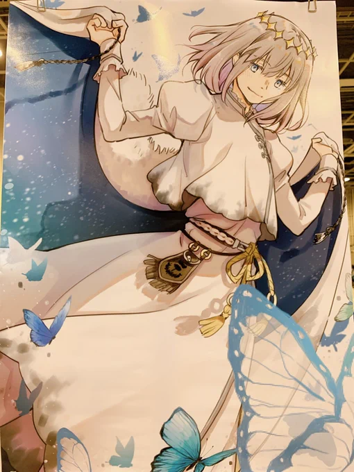 設営完了しました!にぎやか〜。こちらのポスターが目印です! 