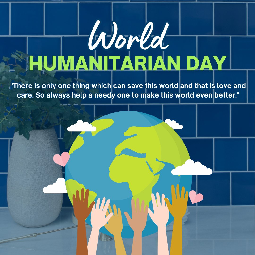Happy World Humanitarian Day! 
#worldhumanitarianday #worldhumanitarianday2023
