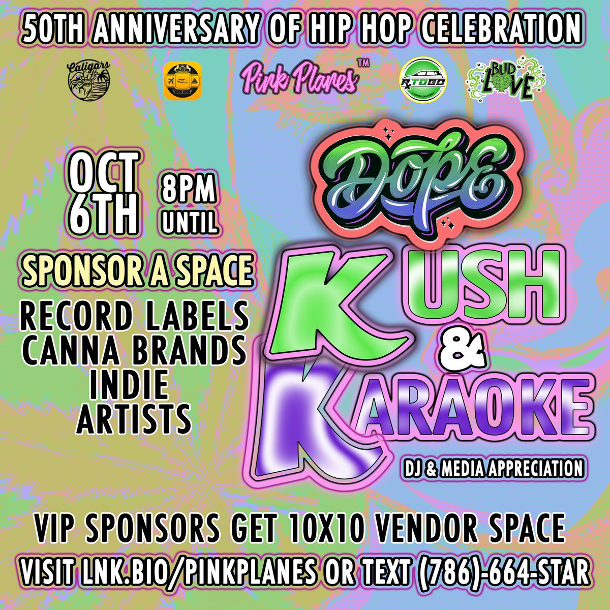 mystaraccess's tweet image. #Back2TheFuture @PinkPlanes is celebrating the last 50 Years of #HipHop50 Music &amp;amp; Culture in our 🏡 neighborhood of #ATL! 

Which decade of Hip Hop was your favorite? 🤔 
lnk.bio/pinkplanes