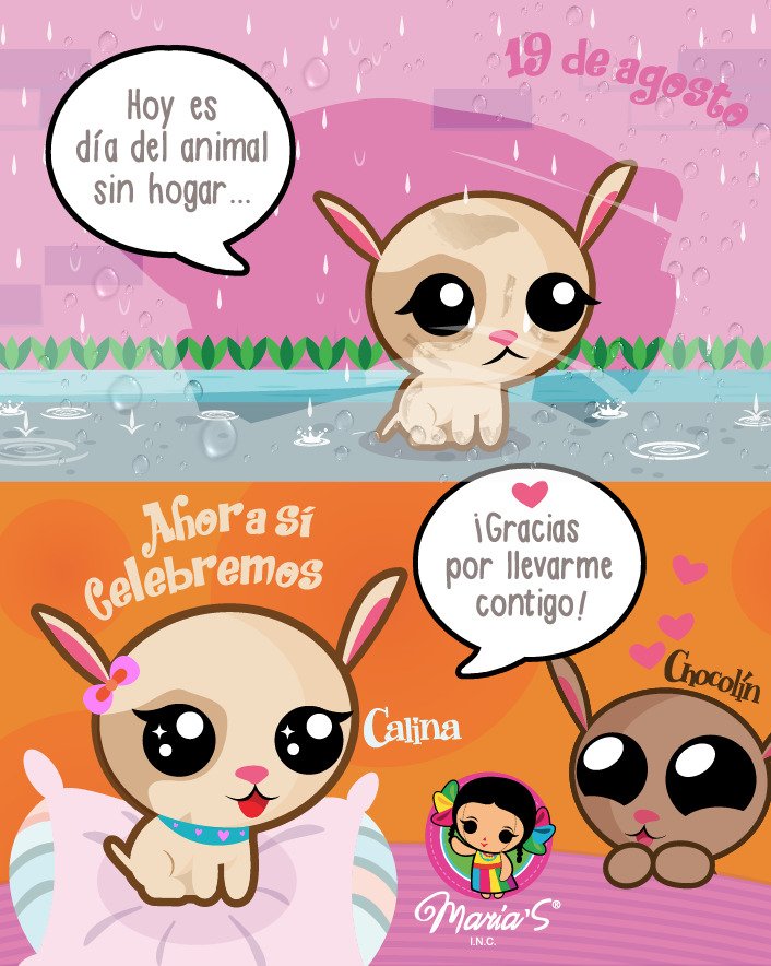 LasMariasINC's tweet photo. Con un poco de amor, la vida de un rescatadito puede cambiar muchísimo... ¡Gracias por tan bella labor! ❤️🐾🦴✨🐶🐱🐹🦜🐭
#MaríasINC #DíaDelAnimalSinHogar #GraciasPorLlevarmeContigo #Chocolín #19Agosto #Calina https://t.co/1KTWum5ZTT