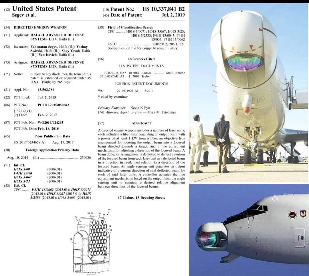 🚨GREAT AWAKENING🚨

💥They will call you a “conspiracy theorist” “crazy” or “deranged” if you so much as DARE to bring up “Directed Energy Weapons” as a cause of some of the “wildfires” for a few years now. DEW

A U.S. Patent EXISTS for such a technology, filed in 2019 by an