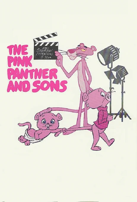 Just found out that there was a 80s pink panther show called the pink panther and sons which confirms that the pink panther canonically fucks 