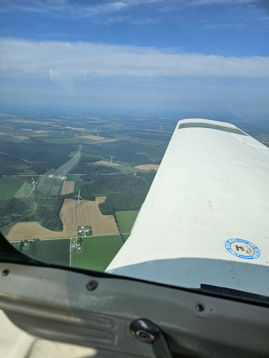 Great day flying in Southern Ontario #avaition #pilotsoftwitter #avgeeks