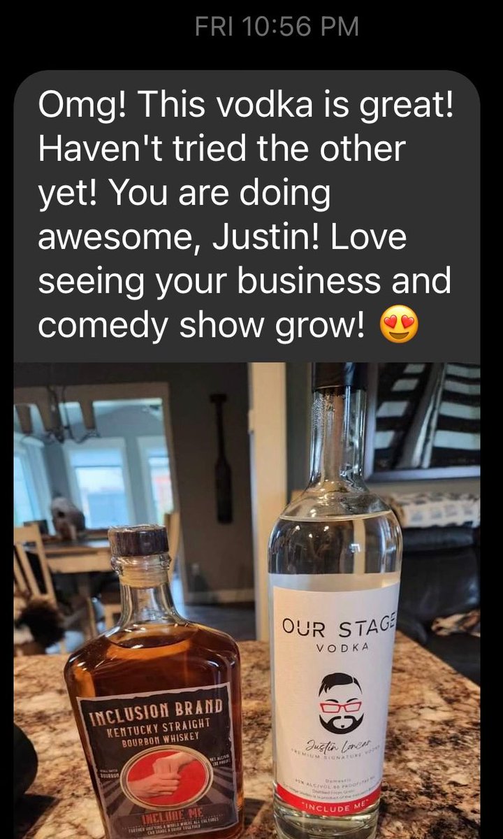 Our Stage Vodka loves to see it!    

It is our passion & pleasure to provide the best #Vodka flavor in every single pour.  Cheers! 🤟

#IncludeMe #NoBarriers