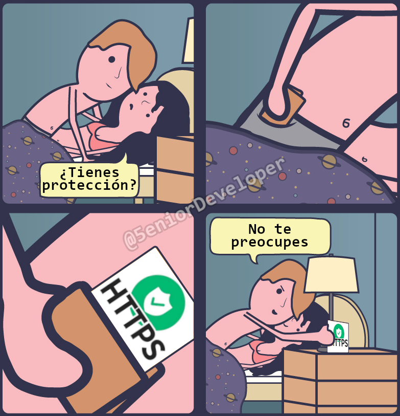 5eniorDeveloper's tweet photo. Recuerden siempre usar protección! https://t.co/Ptffxoqe5J