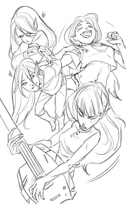 random marceline sketches 🦇 