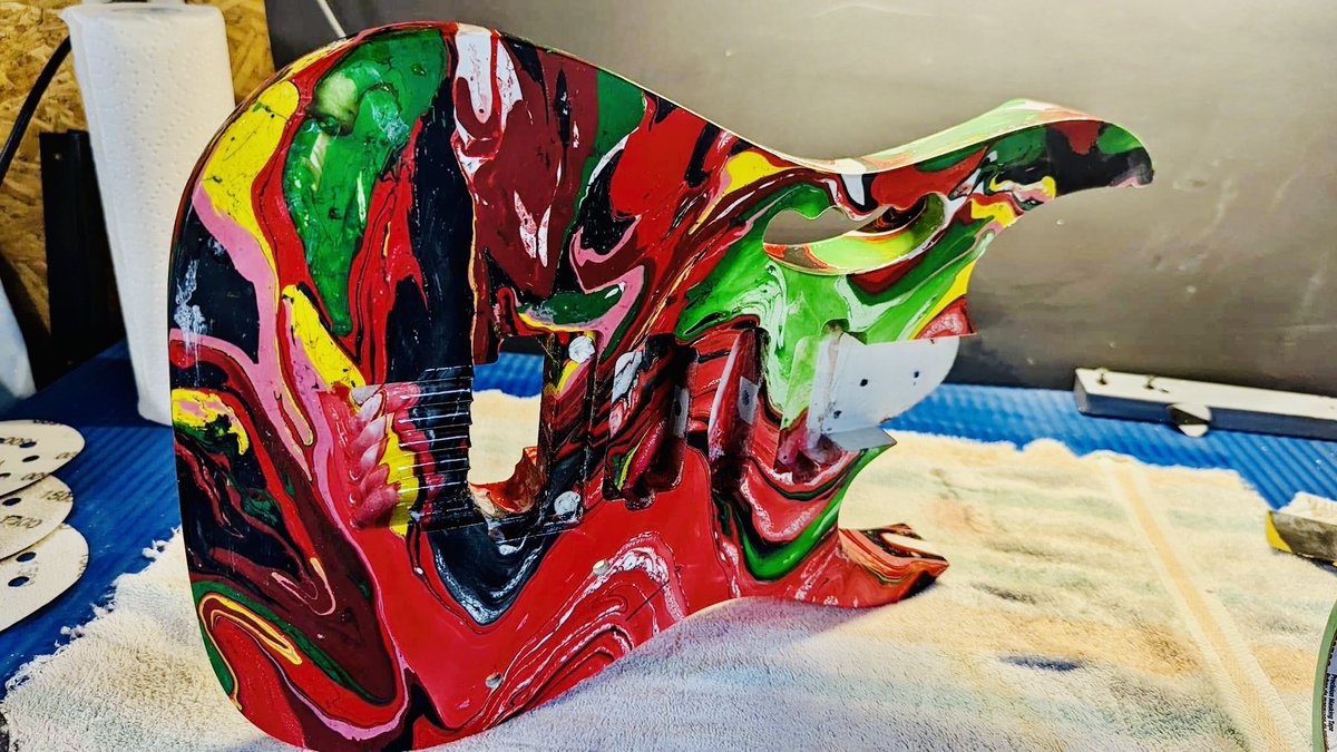 Ashes69's tweet photo. 📸🎸 Introducing my newest addition to the family, the incredible Ibanez Jem guitar! 🌈🍬 I've affectionately named her Bubblegum for her vibrant color and the sweet melodies she produces. 🎶 Can't wait to rock out and create some unforgettable music with this beauty! 🤘😎 https://t.co/P4ijo1Hgn7
