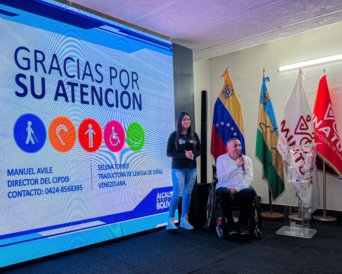 sugeyherreram's tweet photo. El turismo debe ser accesible para tod@s, y para ello debemos sensibilizarnos y practicar la empatía para atender al usuario y brindar una estadía de calidad. Hoy el director del CIPDIS, Manuel Avilé lo explicaba en la Feria de Turismo Regional 2023! https://t.co/e93FOpT6rU
