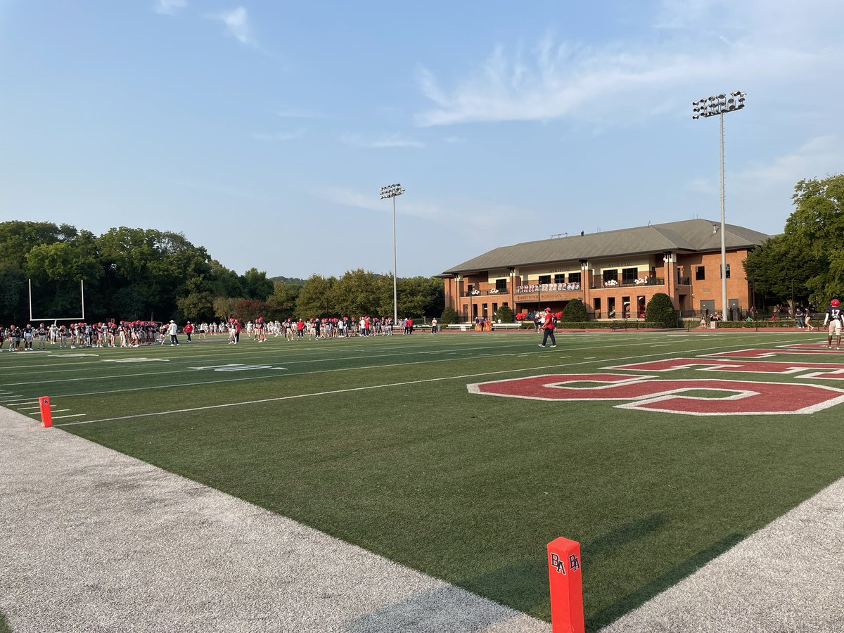 Joe Spears๐๐ (@joe_spears7) on Twitter photo Week 1 ending with a bang.
<a href="/theBAFootball/">Brentwood Academy Football</a> hosting <a href="/CPAFootball/">CPA Lions Football</a> on just a beautiful evening. Kickoff set to happen in 40-ish minutes. Follow along with <a href="/Brooks_615/">Chris Brooks</a> and I! <a href="/615Preps/">615 Preps</a> Week 1 ending with a bang.
<a href="/theBAFootball/">Brentwood Academy Football</a> hosting <a href="/CPAFootball/">CPA Lions Football</a> on just a beautiful evening. Kickoff set to happen in 40-ish minutes. Follow along with <a href="/Brooks_615/">Chris Brooks</a> and I! <a href="/615Preps/">615 Preps</a>