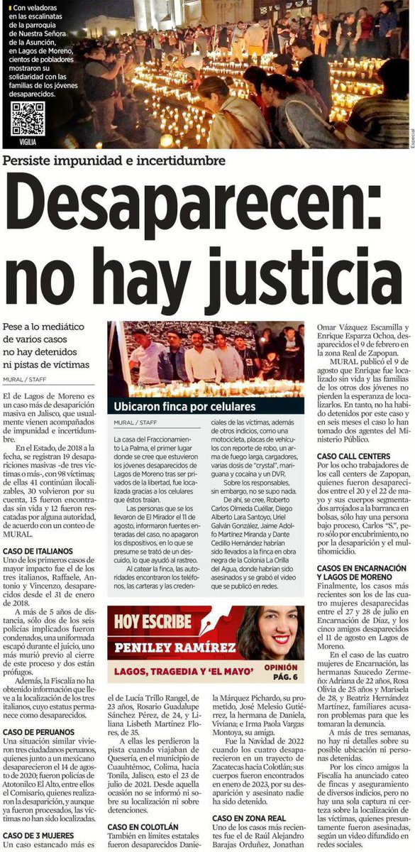 Por eso siguen y siguen las #desapariciones en #Jalisco, por la casi absoluta impunidad en la mayoría de los casos...