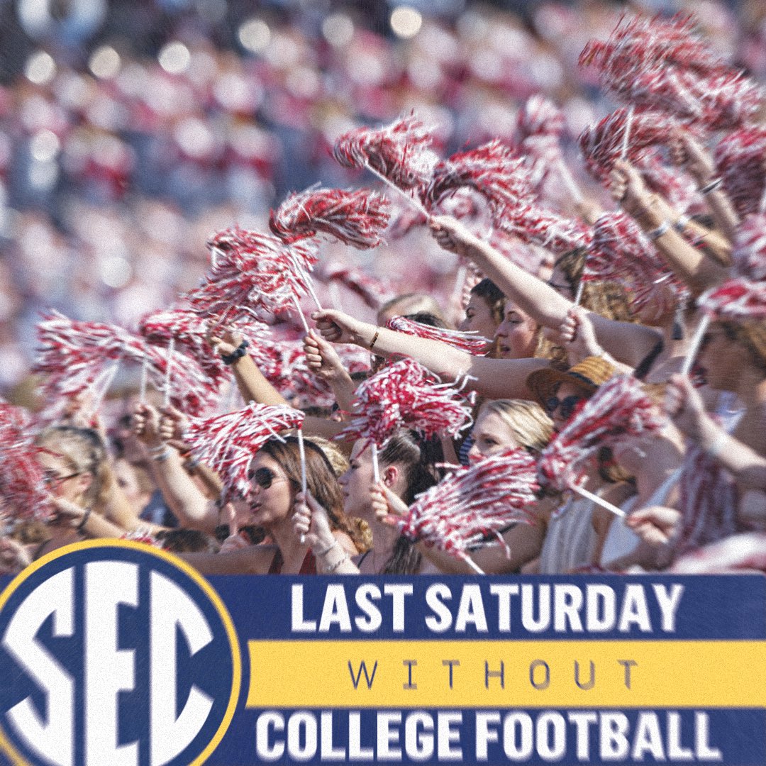 SEC's tweet photo. This time next week… college football is BACK. 💪

Are you ready for it? https://t.co/dQ28RjYN6c