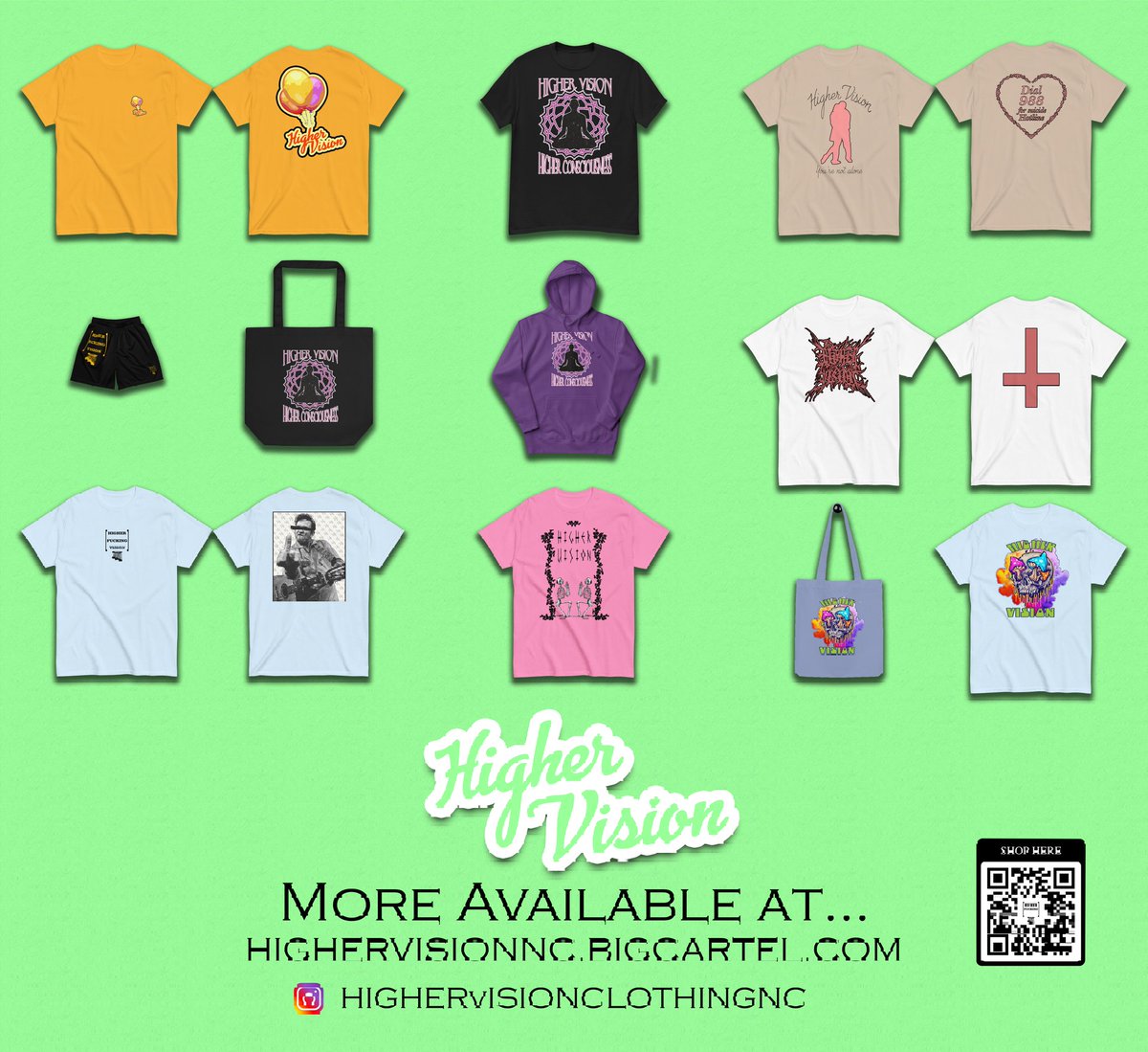 HigherVisionNC's tweet image. Highervisionnc.bigcartel.com