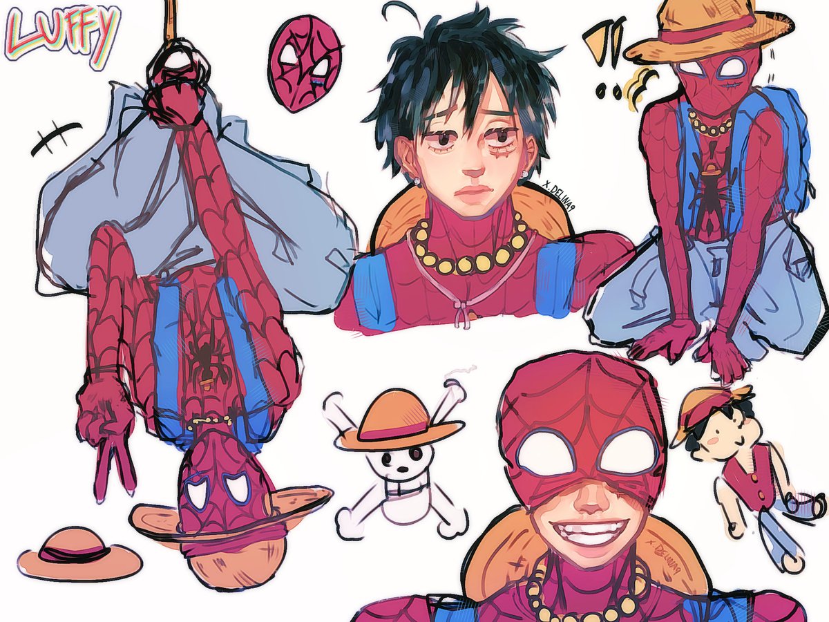 Luffy #fyp #fypシ #digitalart #art #artistsoftiktok #arttutorial #processart #speedpaint #luffyart #Spiderman #spidermanacrossthespiderverse #spidersona #armoots #onepieceart #onepieceartist #spidermanluffy #gear5 #gear5art #onepiececrossover #spidermancrossover #rendertutorial