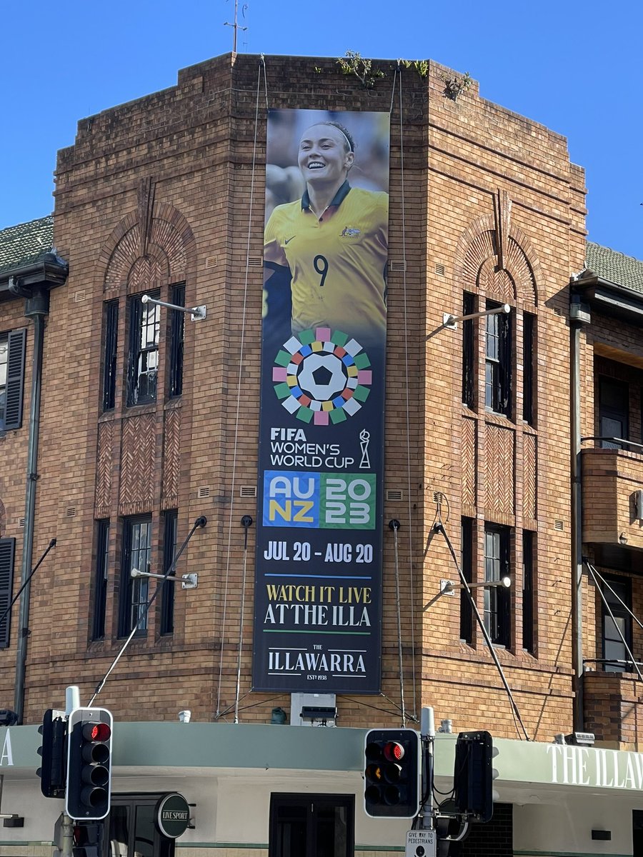 @RageSheen Downtown, wonderfully multicultural Wollongong - a 7 year old girl carrying a Aussie soccer ball, another, 4 yr old girl in a Matilda jersey. The corner pub decorated. Matilda’s have done more than unite a nation, they’ve blown away patriarchy & seeded permanent expectations. 💪