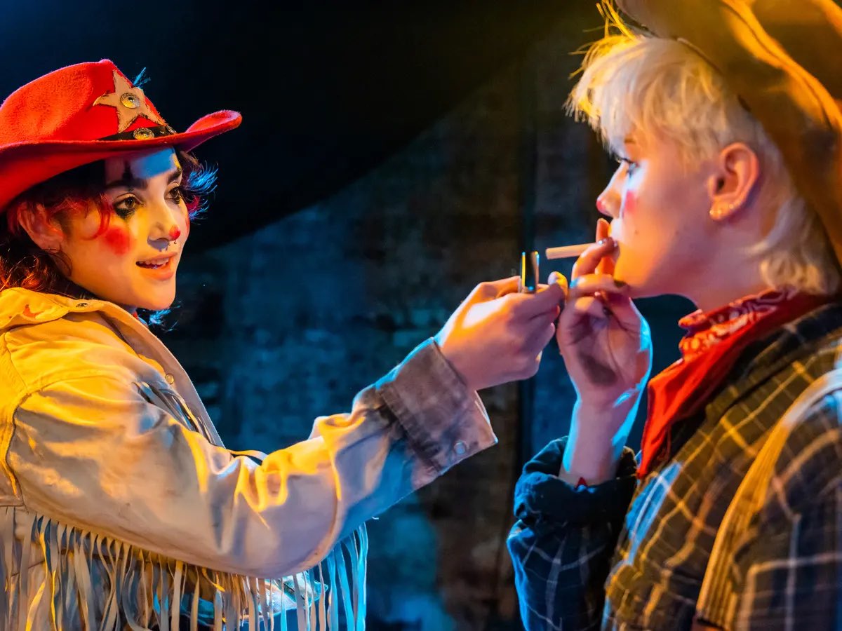 @andthentherodeo BURNED DOWN was exciting, tender, witty and fiercely queer. it’s incredible to see two performers fill the stage with such playful energy and guide a piece in new and unexpected directions. i think i would die for the gay rodeo clowns