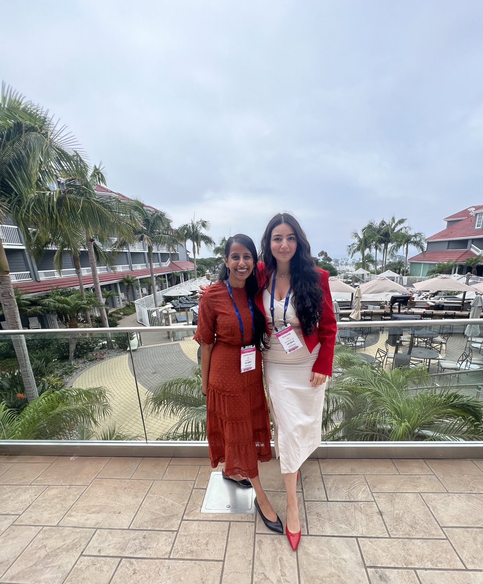 Was lovely catching up with @SujanaBalla 🥰 Making new friends is the most fun part of attending conferences- we met at ACC23!

Until we meet again! ❤️
@CMHC_CME #CMHCWomensMC
