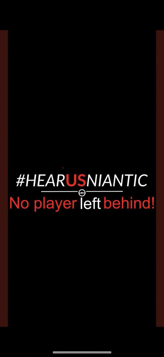 benwolf223's tweet image. #HearUsNiantic #HearUsNiantic2 #NianticDidNotListen
#NoTrainerLeftBehind