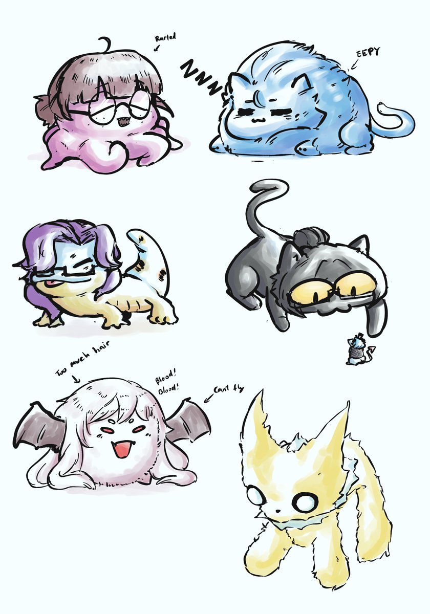 The sillies :3 @Gremlin_Queen_ @AWildAnglerfish @izzetlightning1 @JsQ012 @OpaluVA @feirun69