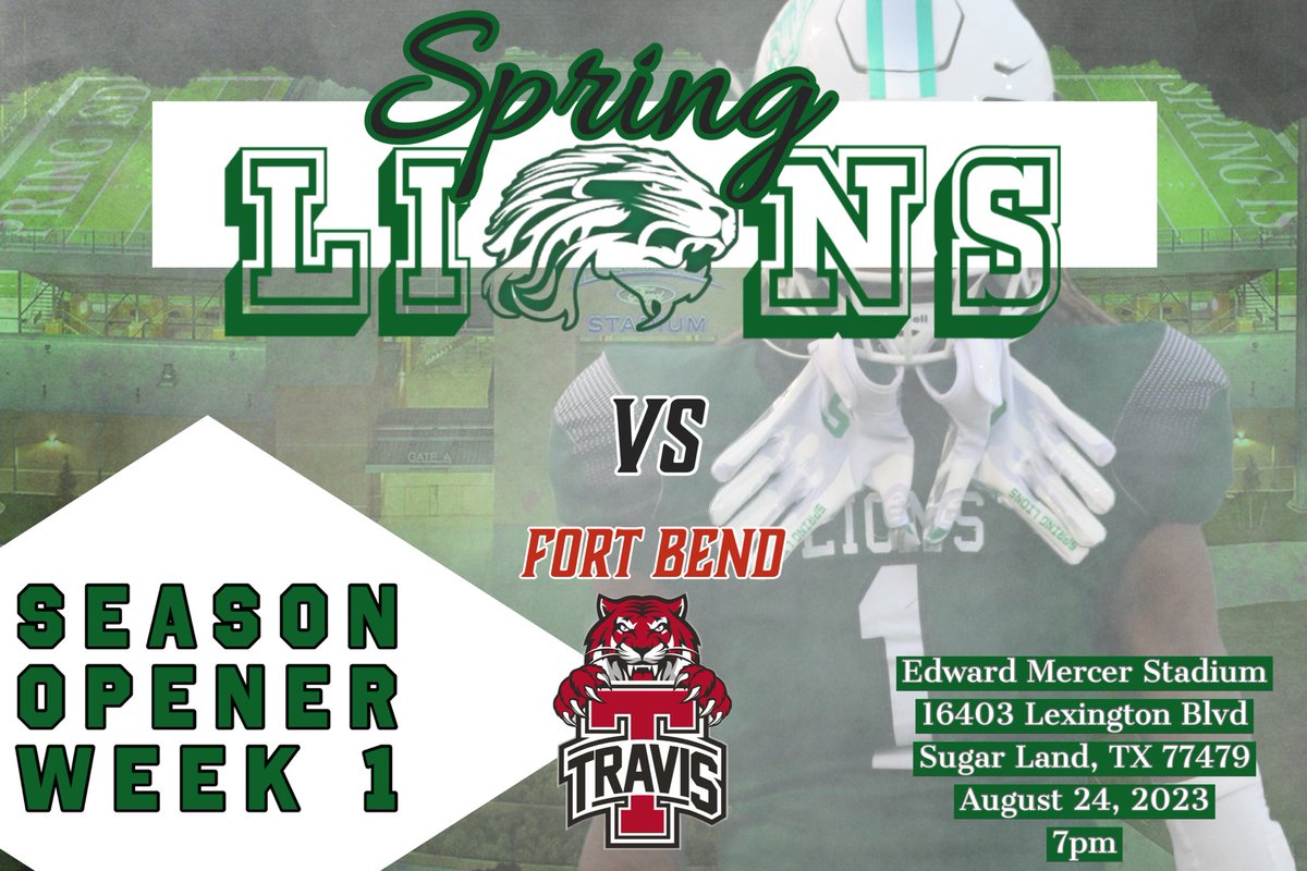 Ready for Week 1 of <a href="/SpringFootball/">Spring Lions HS Football</a> <a href="/single_antonio/">Antonio Singleton</a>